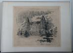 Ets - Kasteel van Groenendaal, Merksem, Antiek en Kunst, Kunst | Etsen en Gravures, Ophalen