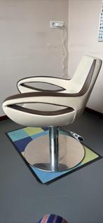 Kappersstoel met pomp ‘palladium ‘, Huis en Inrichting, Stoelen, Ophalen, Kunststof, Gebruikt, Overige kleuren