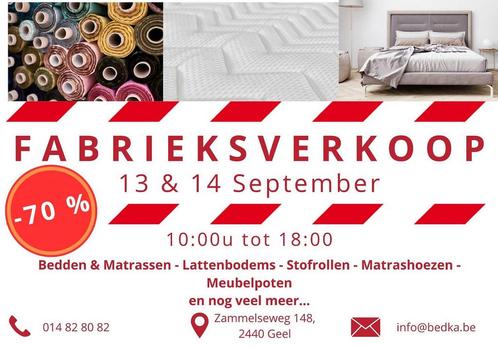 FABRIEKSVERKOOP BOXSPRINGS / MATRASSEN / LATTENBODEMS, Huis en Inrichting, Slaapkamer | Boxsprings, Nieuw, Ophalen of Verzenden
