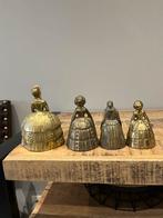 4 jolies cloches de table, Antiquités & Art, Antiquités | Bronze & Cuivre