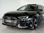 Audi A4 BREAK 2.0 TFSI S-LINE-COCKPIT-T.O-CARPLAY-CAMERA, Autos, Cuir, Entreprise, A4, Noir