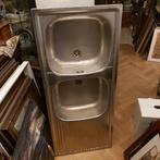 50 x 116 inbow dubbele wasbak inbox rvs, Huis en Inrichting, Ophalen, Zo goed als nieuw