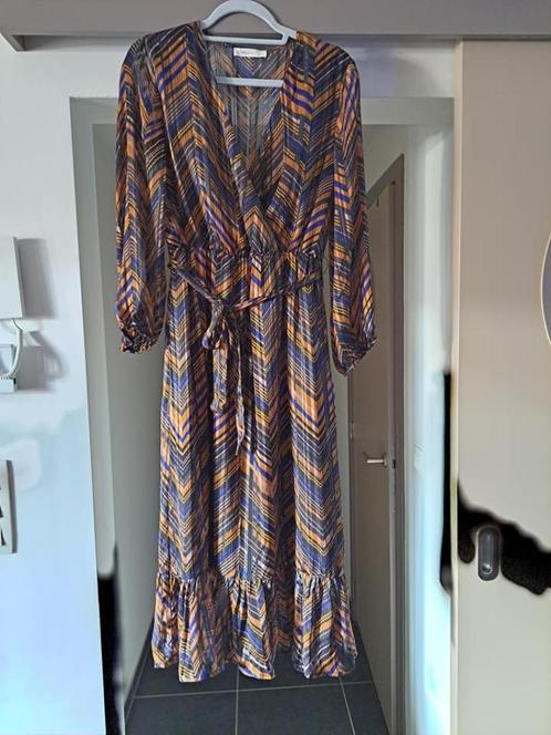 Lovie & Co, jurk mt L, Kleding | Dames, Jurken, Zo goed als nieuw, Maat 42/44 (L), Onder de knie, Ophalen of Verzenden