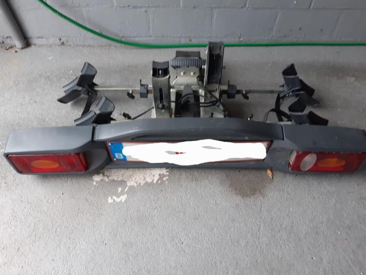 Fietsdrager twee fietsen., Auto diversen, Fietsendragers, Gebruikt, Trekhaakdrager, 2 fietsen, Brede banden, Elektrische fiets