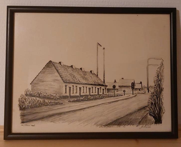 Kruispunt Van Hool te Koningshooikt, Antiquités & Art, Art | Dessins & Photographie, Enlèvement ou Envoi