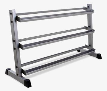DR-14 Dumbbell rack 3 niveaus, grijs, Enlèvement, Comme neuf, Haltère