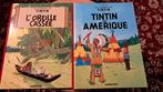 Stripboeken Kuifje - 2 delen, Meerdere stripboeken, Ophalen of Verzenden, Gelezen, Hergé