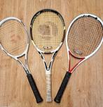 Lot de 3 raquettes de tennis, Sport en Fitness, Ophalen of Verzenden, Gebruikt, Racket