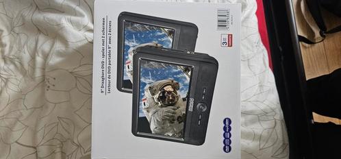 Icon auto dvd speler zwart met hoofdtelefoons, Audio, Tv en Foto, DVD spelers, Nieuw, Ophalen of Verzenden