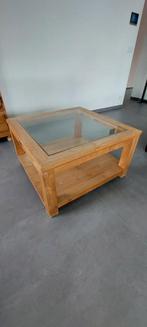 salontafel, Teck, Moins de 50 cm, 50 à 100 cm, Carré