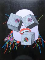 PAUL VAN HOEYDONCK / ROBOTHOOFD / ZEEFDRUK / 73x55cm / SIG, Antiek en Kunst, Ophalen of Verzenden