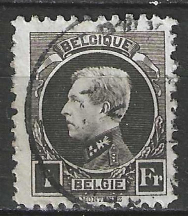 Belgie 1921/1927 - Yvert/OBP 214 - Koning Albert I (ST), Postzegels en Munten, Postzegels | Europa | België, Gestempeld, Koninklijk huis