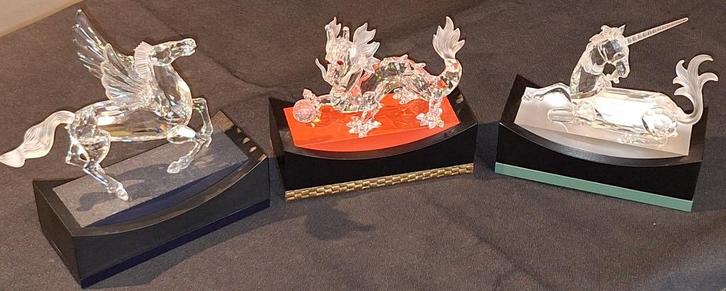 Swarovski Fabulous Creatures Trilogy 1996-1998, Verzamelen, Swarovski, Zo goed als nieuw, Figuurtje, Ophalen of Verzenden