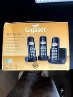 3 telephones kit Gigaset trio NEUF, Ophalen of Verzenden, 3 handsets