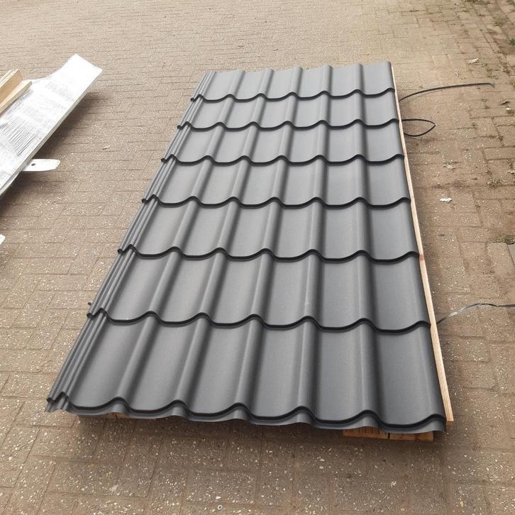 Dakpanplaten Ral 9005 Damwandplaten Ral 7016, Doe-het-zelf en Bouw, Dakpannen en Dakbedekking, Nieuw, Dakplaat of Dakpanplaat