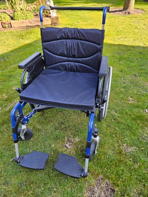 Rolstoel XXXL - V300 VERMEIREN - NIEUWSTAAT, Diversen, Rolstoelen, Zo goed als nieuw, Duwrolstoel, Inklapbaar, Ophalen