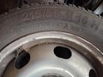 4 jantes + pneus hiver 215 /55/R16 H Continental - Citroën, Autos : Pièces & Accessoires, Pneus & Jantes, Pneus hiver, 16 pouces