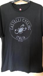 T-shirt de marque Castelli taille L Noir, Noir, Enlèvement ou Envoi, Taille 52/54 (L), Neuf