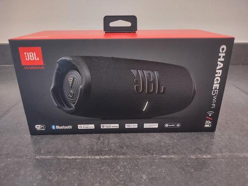 nieuwe JBL Charge 5 wifi black bluetooth speaker, TV, Hi-fi & Vidéo, TV, Hi-fi & Vidéo Autre, Neuf, Enlèvement