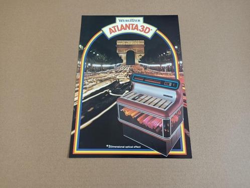 Flyer: (Wurlitzer Atlanta 3D) 1975 jukebox, Collections, Machines | Jukebox, Wurlitzer, Enlèvement