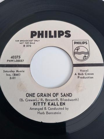 KITTY KALLEN.  ONE GRAIN OF SAND.  POPCORN USA 45T, Enlèvement ou Envoi, Comme neuf