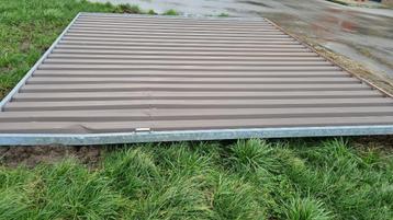 Schuifpoort + rails, Doe-het-zelf en Bouw, Ophalen, Gebruikt, 225 cm of meer, Overige typen
