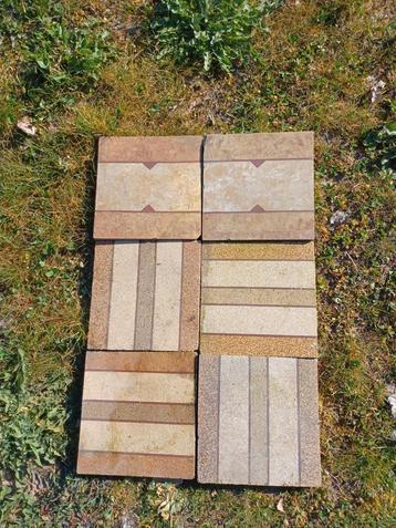antieke ceramische vloertegels, Doe-het-zelf en Bouw, Tegels, Ophalen, Gebruikt, Vloertegels