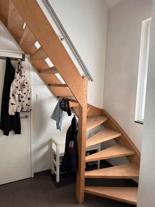 Trap + trap leuning, Doe-het-zelf en Bouw, Ladders en Trappen, Gebruikt, Trap, Ophalen