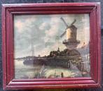 Schilderijtje op houten paneel, Antiek en Kunst, Kunst | Schilderijen | Klassiek, Ophalen of Verzenden