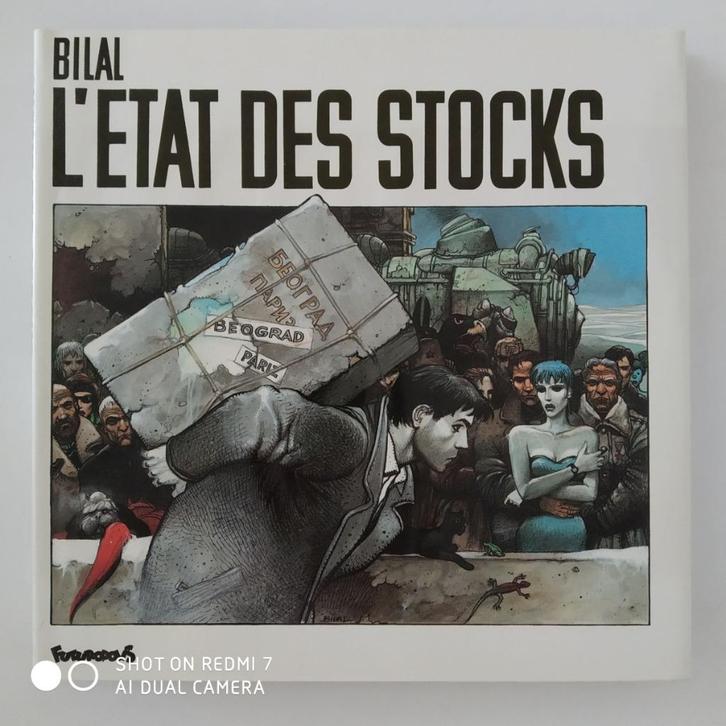 E.O. L'ETAT DES STOCKS (Enki Bilal) neuf., Boeken, Stripverhalen, Nieuw, Eén stripboek, Ophalen of Verzenden