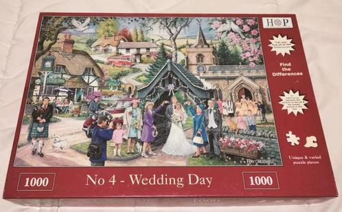 The House of puzzles (HOP) - n4 the wedding - 1000 st., Hobby & Loisirs créatifs, Sport cérébral & Puzzles, Comme neuf, Puzzle