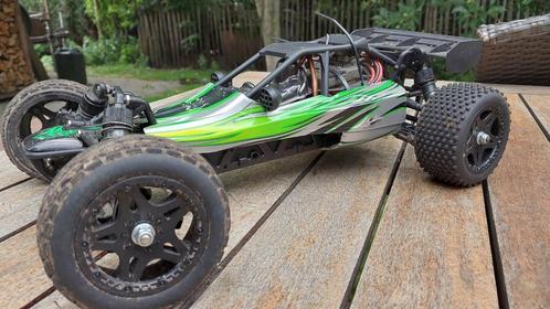 Yellow RC Dune Racer 1/12, Hobby en Vrije tijd, Modelbouw | Radiografisch | Auto's, Gebruikt, Auto offroad, Elektro, Overige schalen