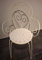 Chaises de jardin en métal blanc, Jardin & Terrasse, Enlèvement, Métal