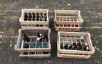 Set oude houten kisten van brouwerijen uit de jaren 50