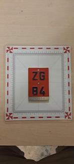 Belastingplaat voor fietsen Zwitserland 1984, Verzamelen, Overige Verzamelen, Verzenden, Gebruikt