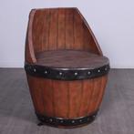 Barrel Chair 61 x 61 x 81 cm - Piratenstoel, Huis en Inrichting, Stoelen, Nieuw, Ophalen of Verzenden