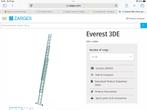 Ladder, Doe-het-zelf en Bouw, Ophalen, Zo goed als nieuw, Ladder, 4 meter of meer