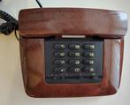 Telefoon bruin faux wood, Ophalen of Verzenden, Gebruikt