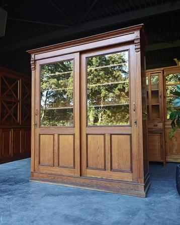 Antieke Demontabele notariskast | Eiken Servieskast | #2260 beschikbaar voor biedingen