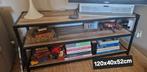 Tv meubel, Gebruikt, 100 tot 150 cm, Ophalen of Verzenden, Metaal