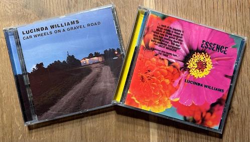 LUCINDA WILLIAMS - Car wheels on a gravel & Essence (2 CDs), Cd's en Dvd's, Cd's | Rock, Zo goed als nieuw, Singer-songwriter
