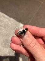 Vintage zilveren ring in de vorm van een hart, Bijoux, Sacs & Beauté, Bagues, Comme neuf, Enlèvement ou Envoi