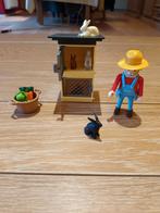 Playmobil - Boer/konijnen/hokken, Kinderen en Baby's, Speelgoed | Playmobil, Complete set, Ophalen of Verzenden, Zo goed als nieuw