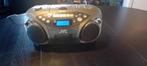 Radio Cd et cassette JVC avec télcommande, Ophalen, Gebruikt