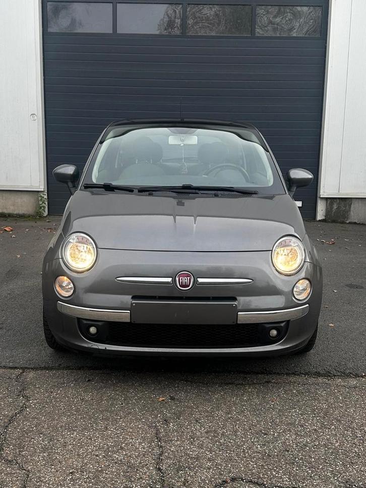 Fiat 500 2013, Auto's, Fiat, Bedrijf, Benzine, Euro 6, Stadsauto, 3 deurs, Handgeschakeld, Zilver of Grijs, Beige, Stof, Ophalen