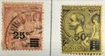 Monaco. 1922.Albert l. Mi: 52 - 53MH., Postzegels en Munten, Ophalen of Verzenden, Monaco