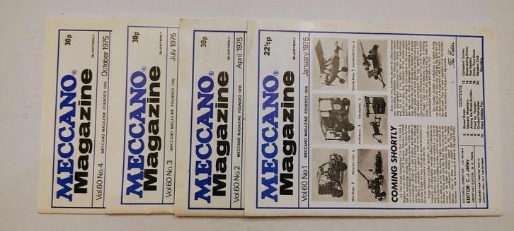 MECCANO MAGAZINE 1975, Antiek en Kunst, Antiek | Speelgoed, Ophalen of Verzenden