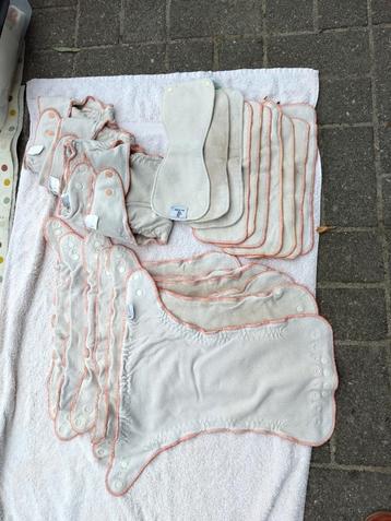 10 wasbare luiers Lulu nature  beschikbaar voor biedingen