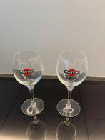 2 martini Royale glazen op voet, Ophalen of Verzenden