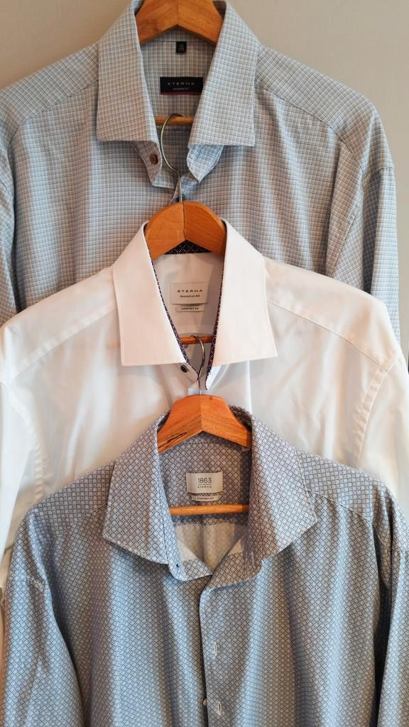 25 klassieke/moderne hemden XXL - 45/46 en 43/44, Kleding | Heren, Overhemden, Ophalen of Verzenden